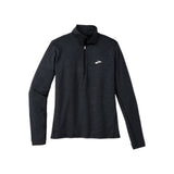 Brooks Womens Top ½ Zip Dash 2.0 HTR Black