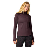 Brooks Dash 3.0 women's cocoa half-zip running top