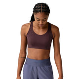 Brooks Chaser women's cocoa sports bra