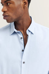 Bugatti Mens Shirt 9750-18523E Light Blue