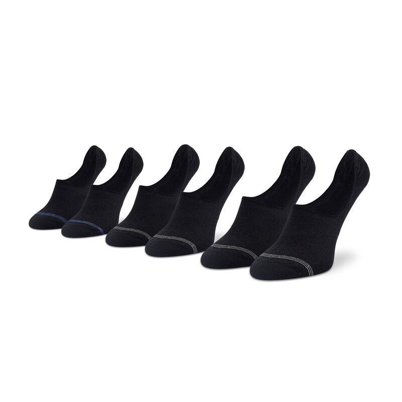 Bugatti Mens 3 Pack Sneaker Socks Black - Donaghys