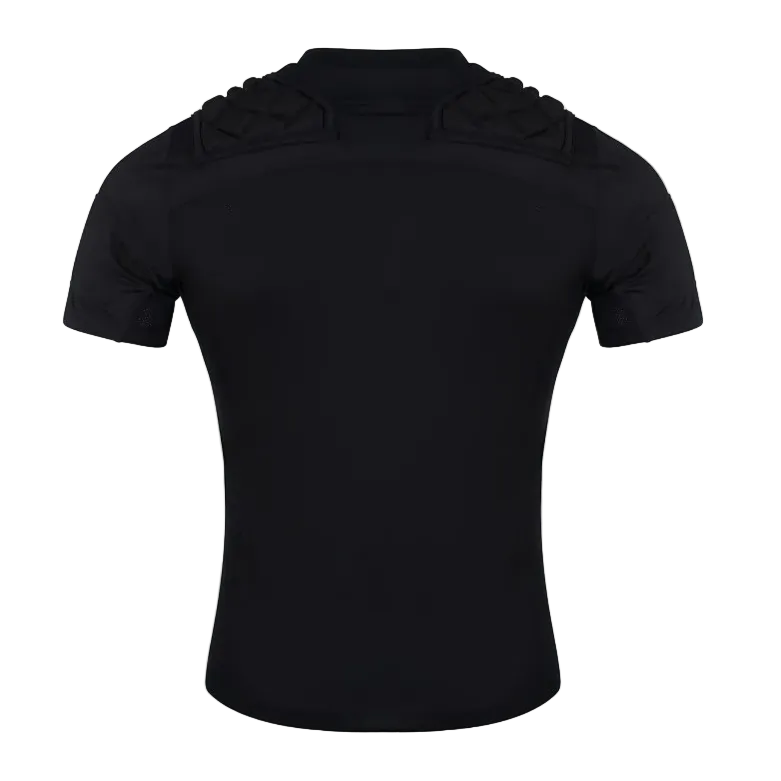 Canterbury men's CCC protection vest in black, white and silver