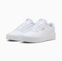 Puma Girls Trainer Carina 3.0 Charm White/Silver