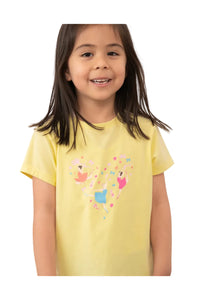 Lighthouse Girls T-Shirt Causeway S/S Lemon Ballerina