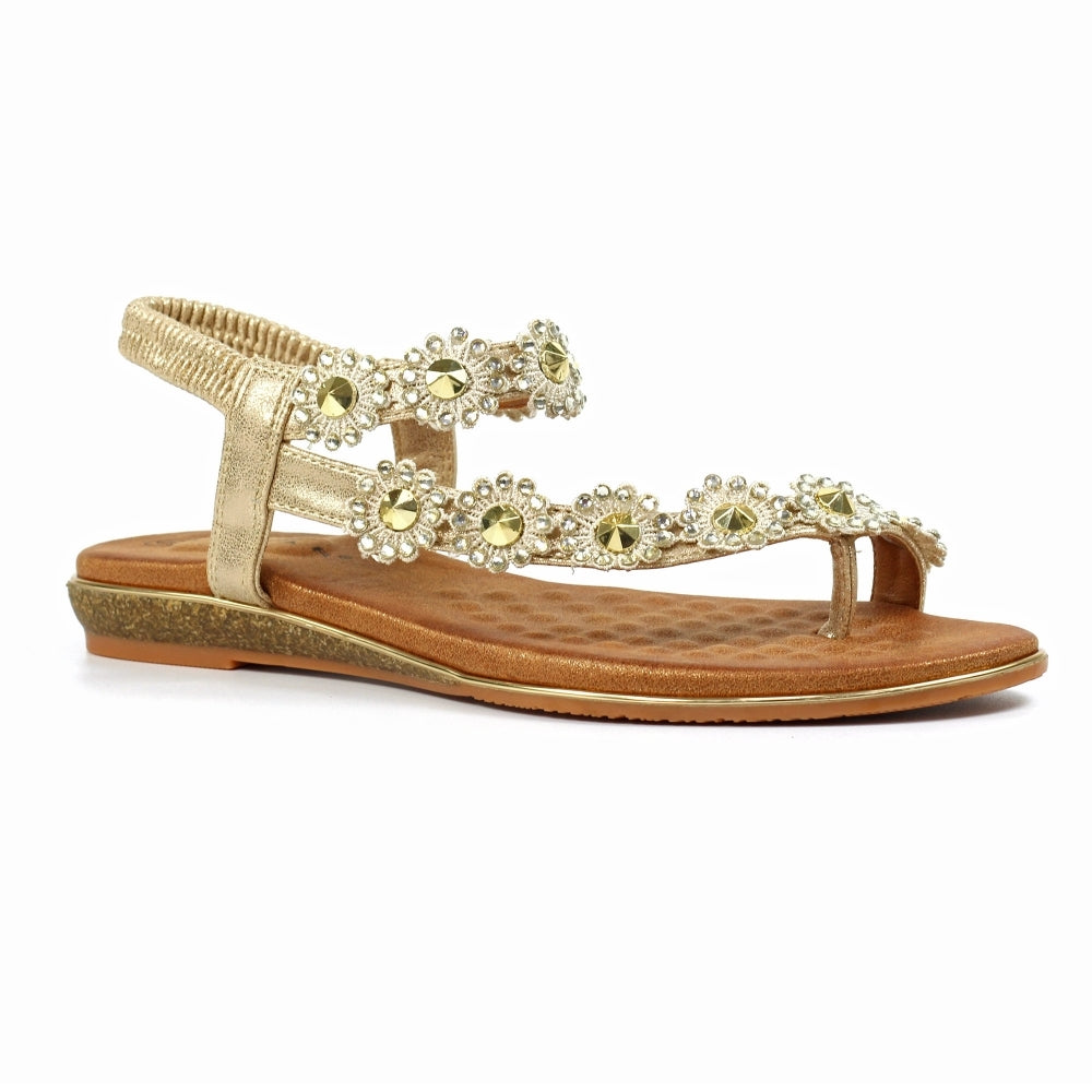 Lunar Womens Sandal Charlotte II Gold
