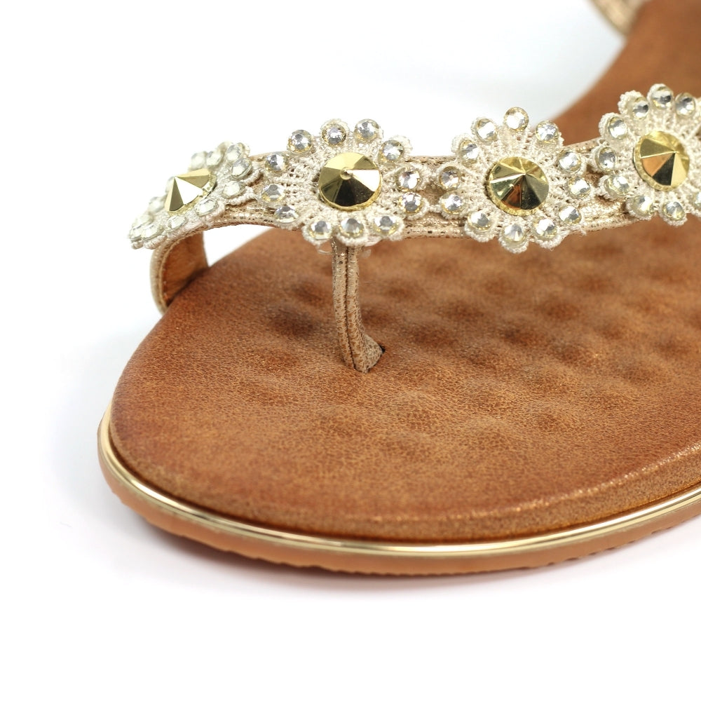 Lunar Womens Sandal Charlotte II Gold