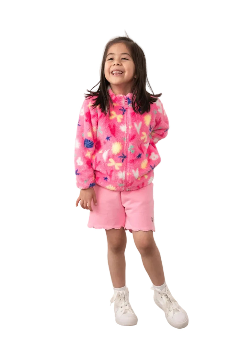 Lighthouse Girls Fleece Claire Fluro Pink