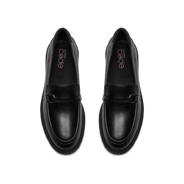 Clarks Womens Loafer Code L Step Black