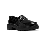 Clarks Womens Loafer Code L Step Black Patent