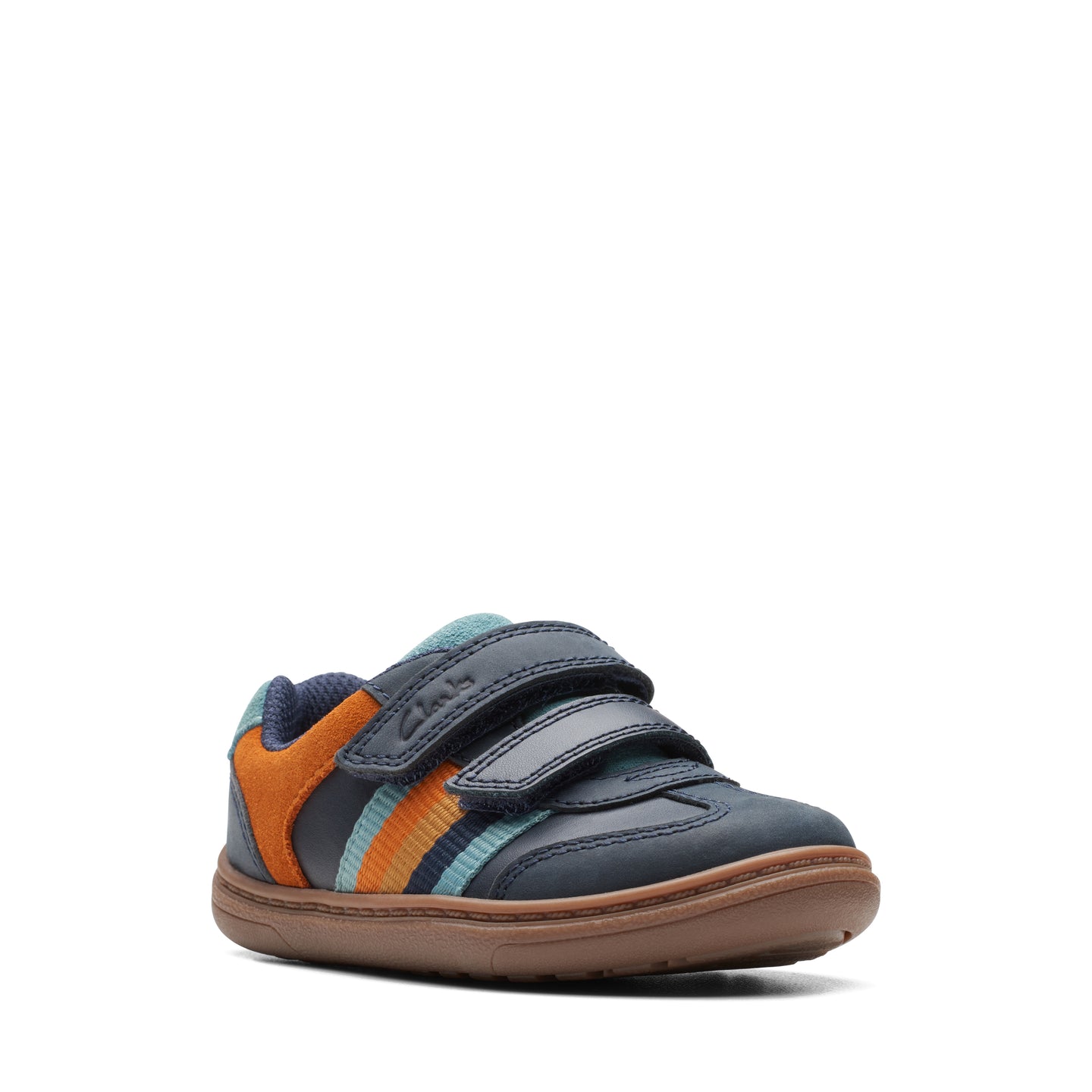 Clarks Boys Shoe Flash Den T Navy Combi - Donaghys