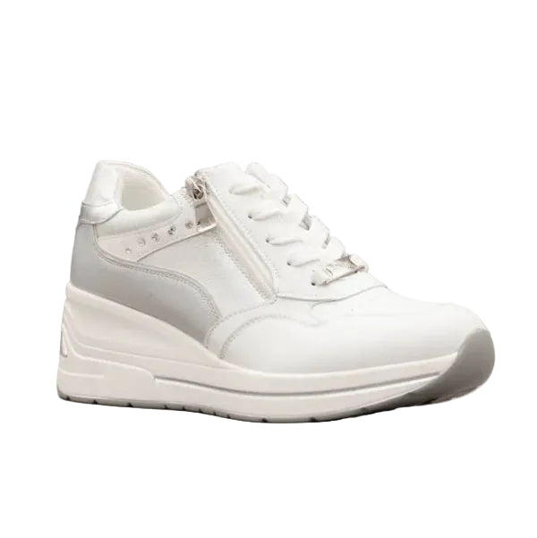 Lloyd & Pryce Womens Trainer Clohessy Coconut Chrome