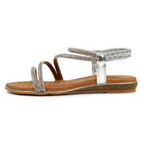 Lunar Womens Sandal Cortez Silver
