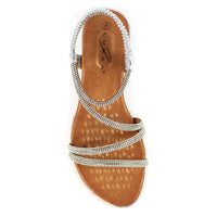 Lunar Womens Sandal Cortez Silver