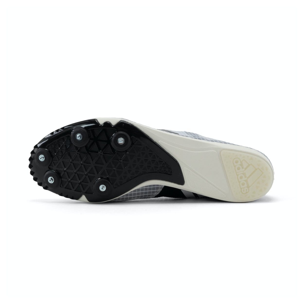 Adidas Mens Trainer Running Spike Distance Star White/Metallic/Black