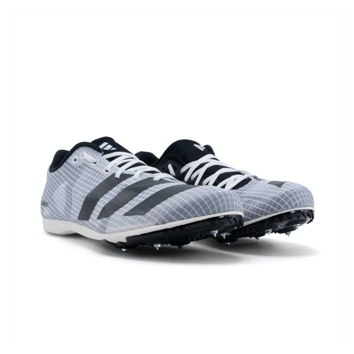 Adidas Mens Trainer Running Spike Distance Star White/Metallic/Black