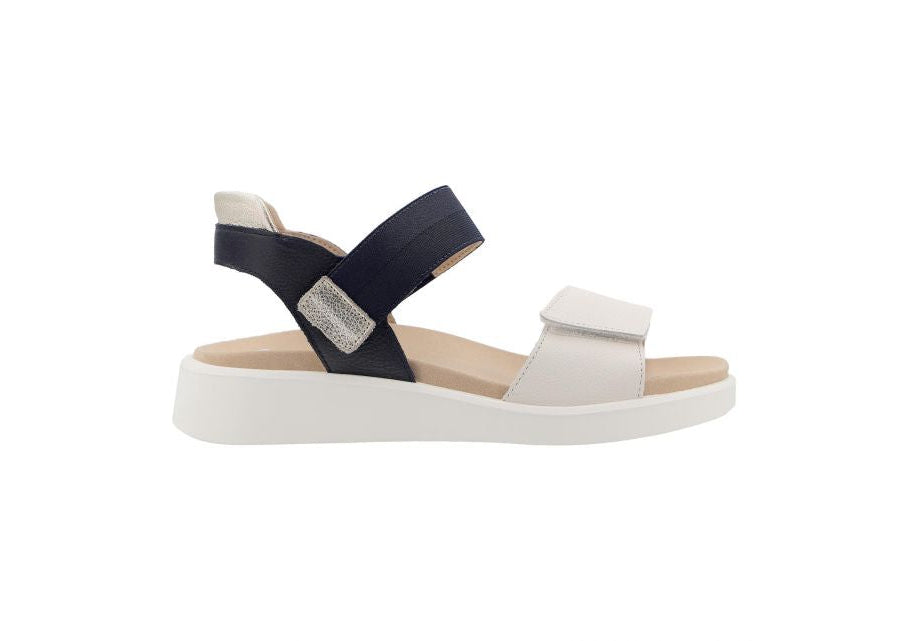 Ara Womens Sandal 12-21406 09 Cream/Blau/Platin