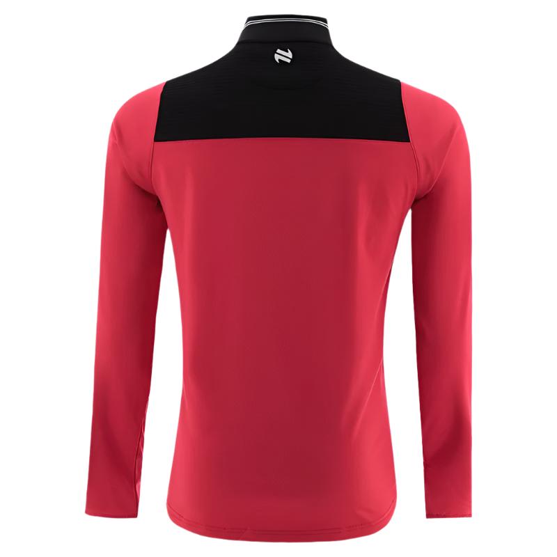 O'Neills Kids Top Down GAA Dynamo Brushed 1/2 Zip Red/Black/White