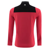 O'Neills Kids Top Down GAA Dynamo Brushed 1/2 Zip Red/Black/White