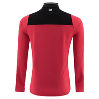 O'Neills Kids Top Down GAA Dynamo Brushed 1/2 Zip Red/Black/White