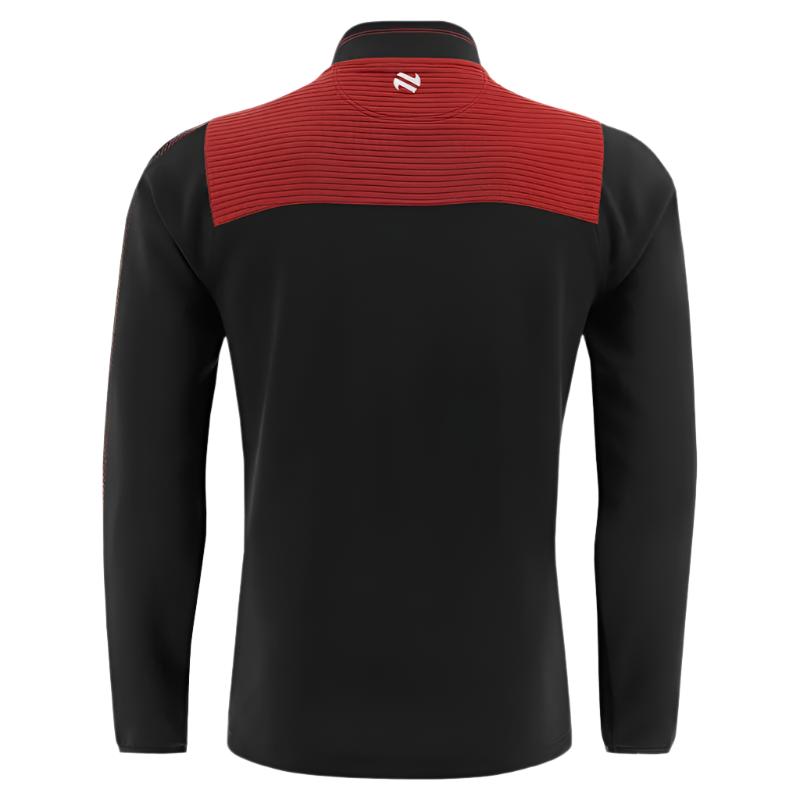 O'Neills Kids Top Down GAA Dynamo 244 Hybrid 1/2 Zip Black/Red