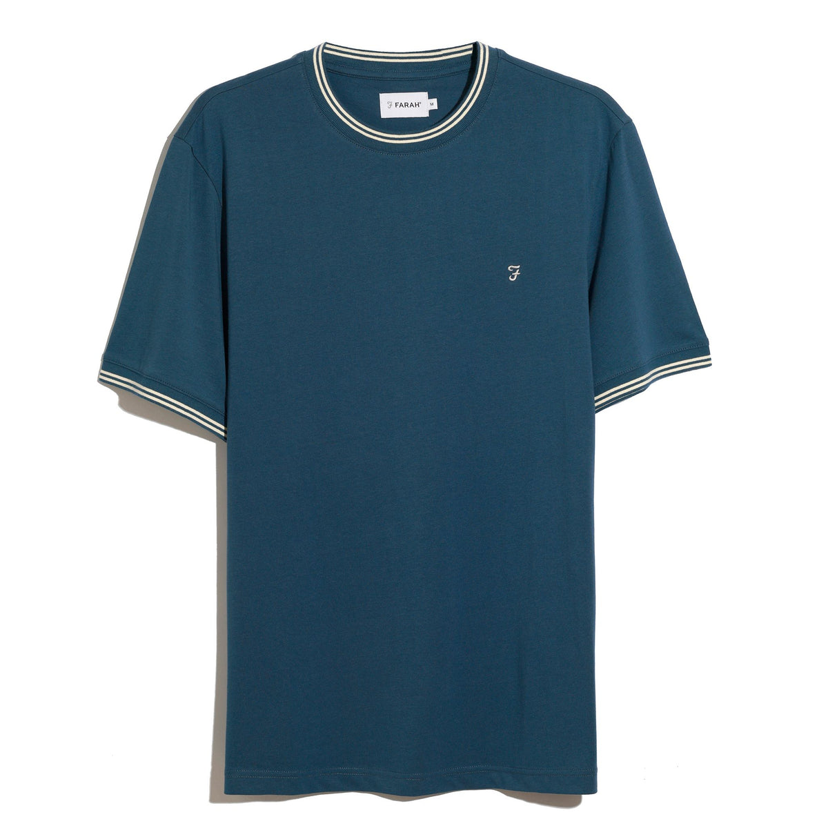 Farah Mens T-Shirt Dallow Prussian Blue