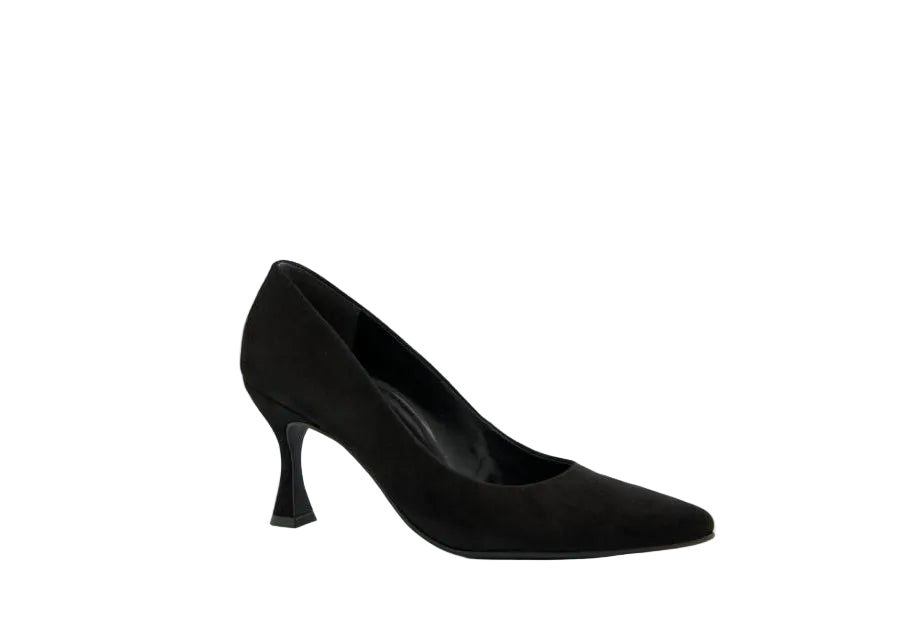 Paul Green Womens Shoe 3859-009 Samtziege Black
