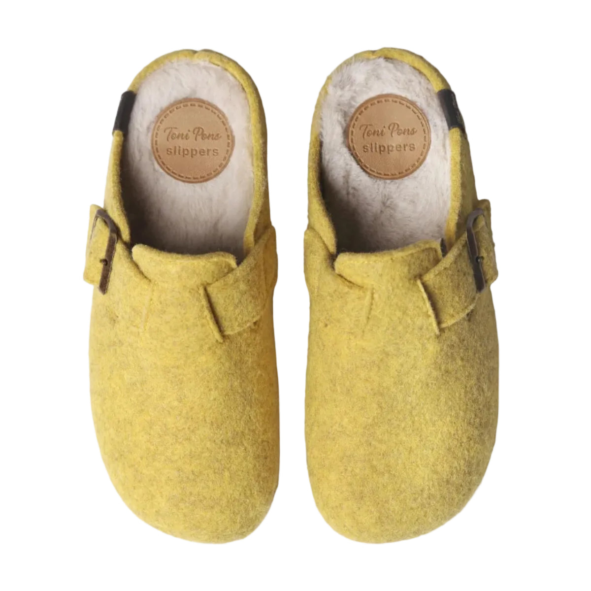 Toni Pons Mima women's yellow slipper mule