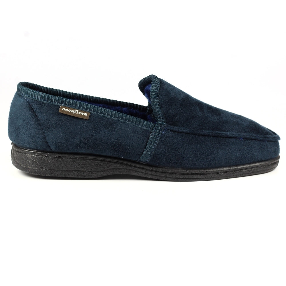 Goodyear Mens Slipper Eden Navy Blue