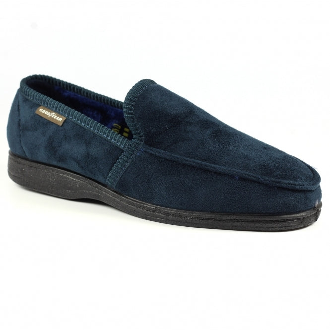 Goodyear Mens Slipper Eden Navy Blue