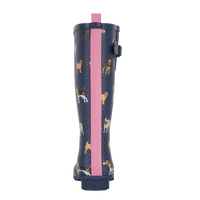 Jo & Joe Womens Wellington Faithful Navy/Multi