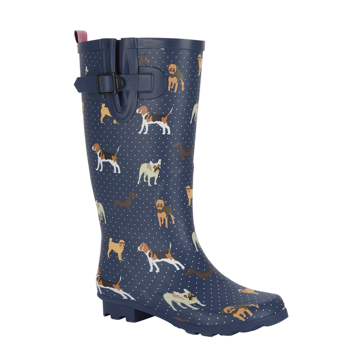 Jo & Joe Womens Wellington Faithful Navy/Multi