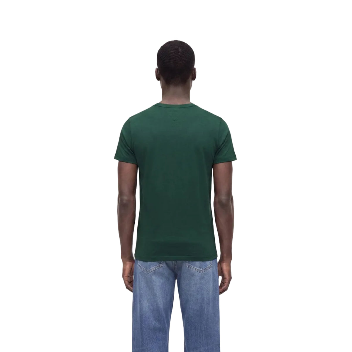 Tommy Jeans Mens T-Shirt Velvet Green