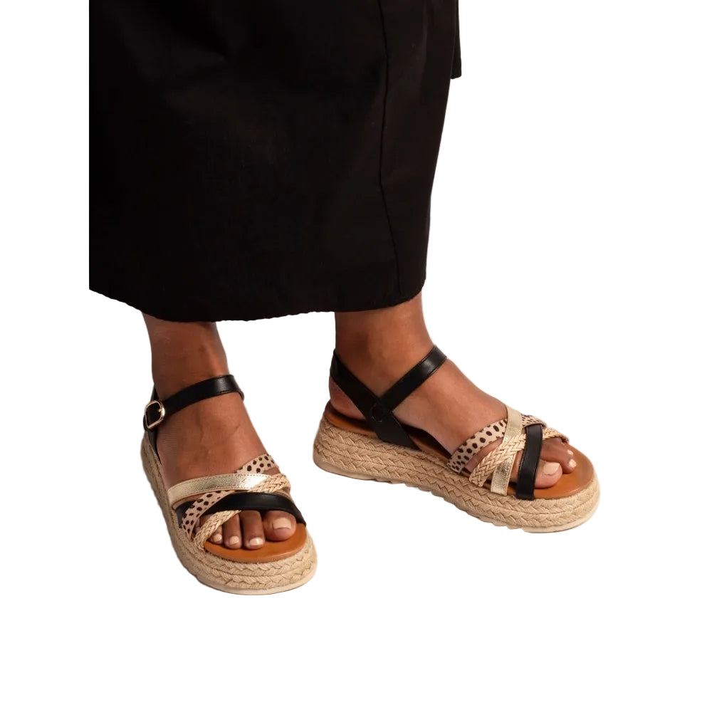 Lunar Womens Sandal JLH607 Flick Black
