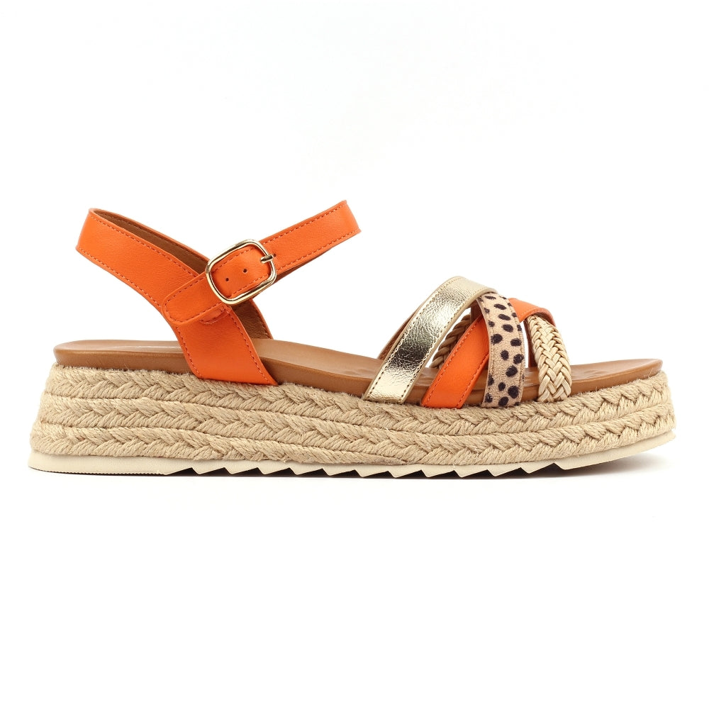 Lunar Womens Sandal JLH607 Flick Orange