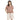 Yaya Womens Flowy top with knot detail and elastic hem Burlwood Pink