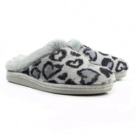 Lunar women's grey slip-on slipper