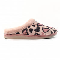 Lunar women's pink slip-on slipper