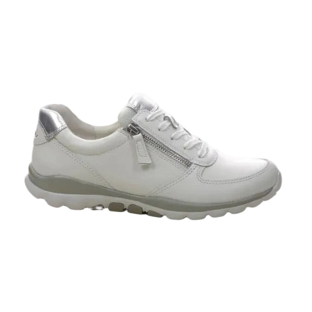 Gabor Womens Rolling Soft Trainer 86.968.51 Weiss/Silber
