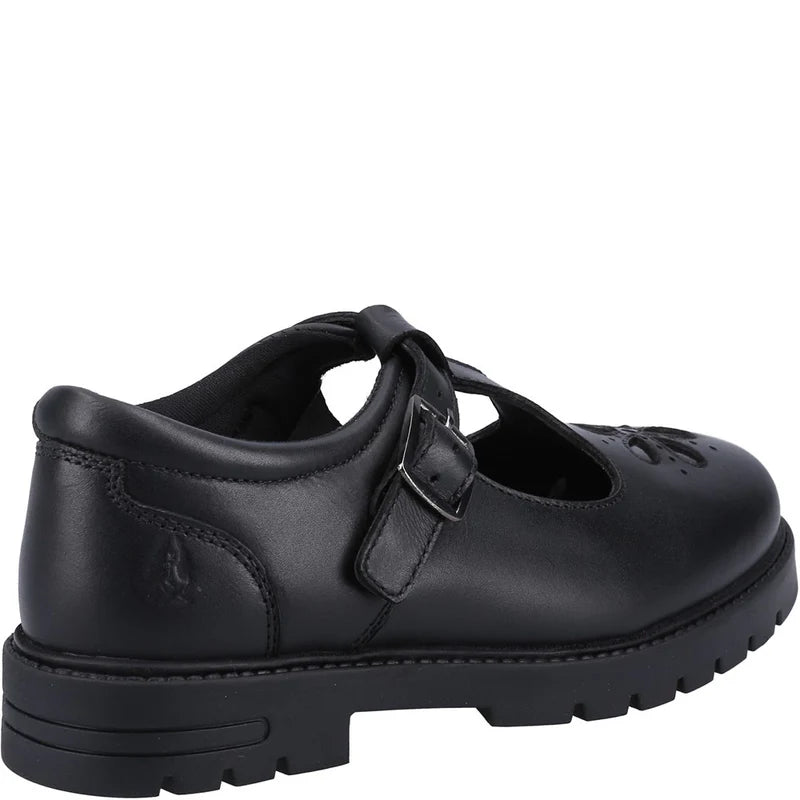 Hush Puppies Girls School Shoe Fiona Senior Black
