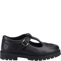 Hush Puppies Girls School Shoe Fiona Senior Black
