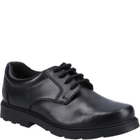 Hush Puppies Boys School Shoe Oliver Senior Black
