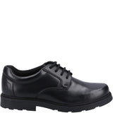 Hush Puppies Boys School Shoe Oliver Senior Black