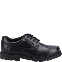 Hush Puppies Boys School Shoe Oliver Senior Black