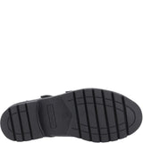 Hush Puppies Girls School Shoe Ella Patent Senior Black