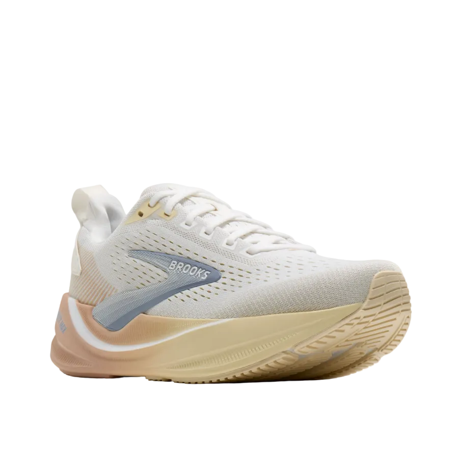 Brooks Womens Trainer Ghost Max 4 White/Rose/Rutabaga