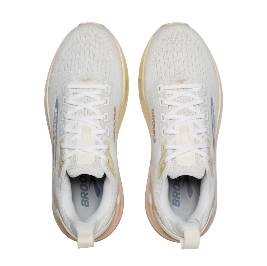 Brooks Womens Trainer Ghost Max 4 White/Rose/Rutabaga
