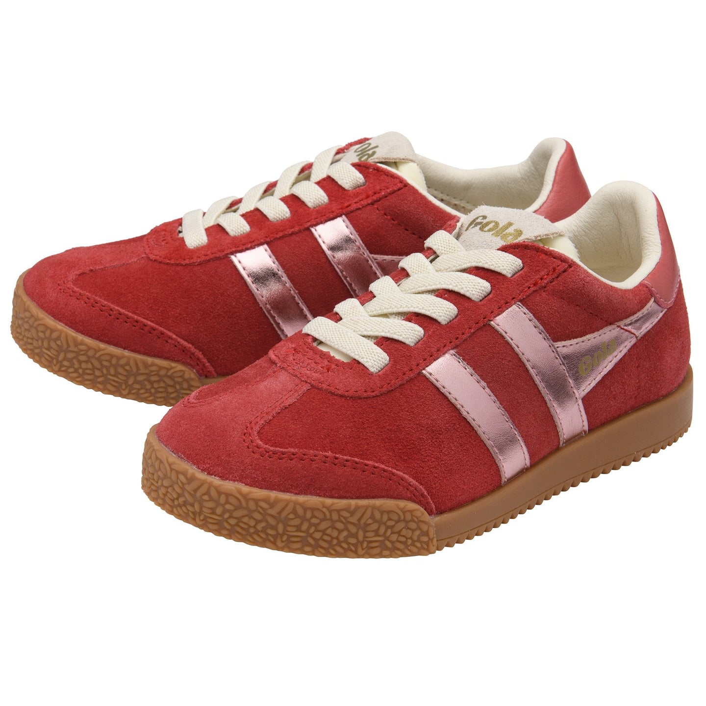Gola Girls Trainer Elan Glitz Red/Pink/Coral