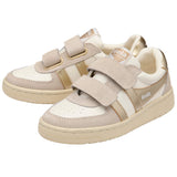 Gola Kids Trainer Hawk Mirror Strap Off White/Gold