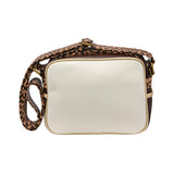 Gola Classics Micro Redford Leopard Messenger Bag Dark Brown/Ecru/Gold