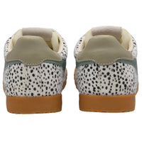 Gola Womens Trainer Elan Savanna Cheetah/Feather Grey/Green Mist